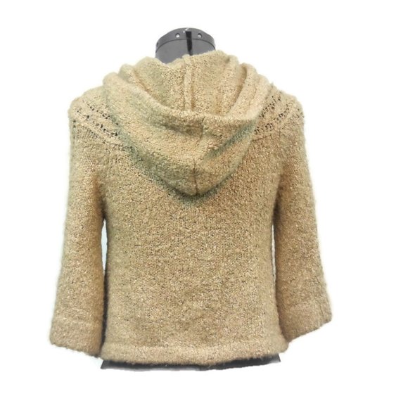 BKE Womans Light Brown Hooded Cardigan Sweater -S - Picture 5 of 8